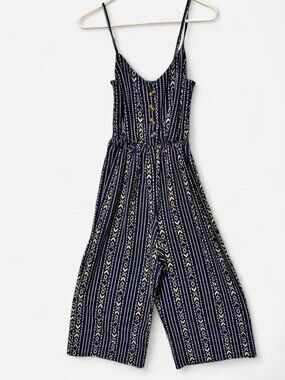 J for Justice Printed Wide Leg Jumpsuit Small